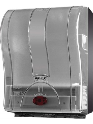Palex 3491-2 Sensörlü Otomatik Havlu Dispenseri Şeffaf Füme Plastik Malzeme 21 CM