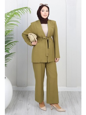 Missvalle Soft Blazer Takım Haki 19389