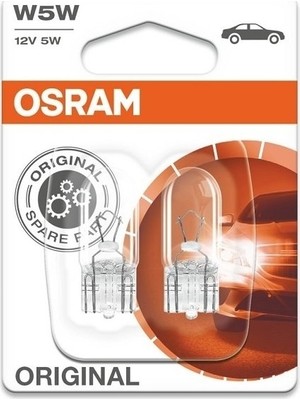 Osram W5W Yeni Nesil T10 Dipsiz Park Ampülü 12V 5W Çiftli LED Teknolojisi ile İç ve Dış Mekan Kullanım
