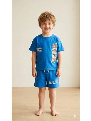 Name Baby & Kids Erkek Çocuk Tilki Baskılı Takım LUC-5436