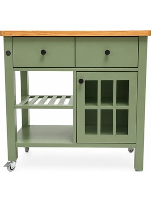 Dipole Furniture Mate Mat Lake Reseda Yeşil RAL-6011 Mutfak Servant Mobilyası