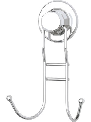 Tekno-tel Krom Vakumlu 2'li Askı Renk: Krom DM236 20 KG Taşıma Kapasitesi ile Yerli Üretim