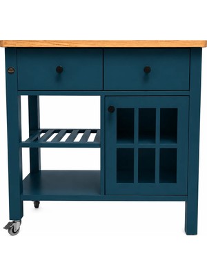 Dipole Furniture Mate Mat Lake Yeşil-Mavi (RAL-5001) Mutfak Servant Mobilyası