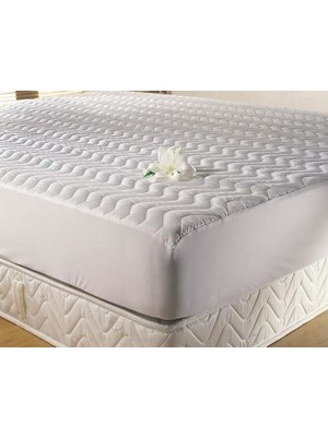 Özdilek Tek Kişilik Fitted Alez 100x200 cm Sıvı Geçirmez Mikroelyaf Kapitone Beyaz