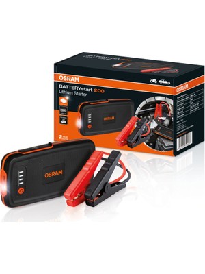 Osram 200 Akü Takviye Cihazı 6000 Mah Lithium Güç Bankası Özellikli Kompakt Model