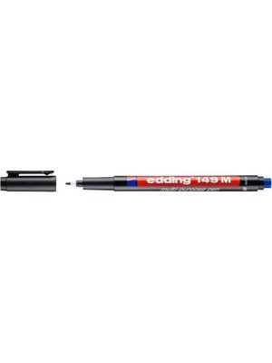 Edding E-149M 10'lu Siyah Asetat Kalemi Hızlı Kuruyan Mürekkepli Kalem Seti