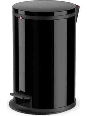 Hailo 0517-060 Çöp Kovası Pure M Siyah 12 Lt