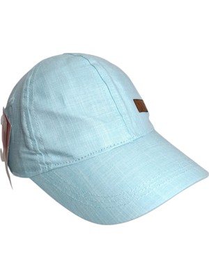Spteks Kitti 9-15 Yaş Unisex Çocuk Mint Yeşili Renk Arma Figürlü Yazlık Kep Şapka