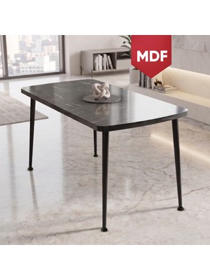 Canisa Runes Serisi Mdf Sabit 80X130 Mutfak Masası