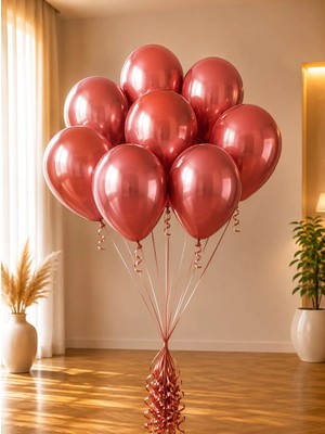 Kalisan Kırmızı Krom Balon 12 inc 50'li