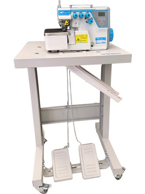Broderi BD-747D 4 Ip Mekanik Kafadan Motorlu Sessiz Overlok Makinası (Kısa Masalı)