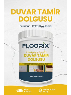 Floorix Duvar Tamir Dolgusu 1,5 kg