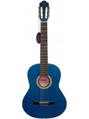 Barcelona LC 3900 BL Mavi Klasik Gitar Ihlamur Ağacı Üst Kısım ve Akçaağaç Sap ile