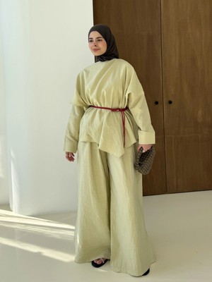 Moda Aksa 6030 Pelerin Takım Yeşil
