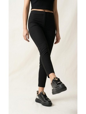 Melinta Shoes Melinta Kadın Günlük Leopar Desen Yüksek Taban Ortopedik Spor Sneaker Ayakkabı