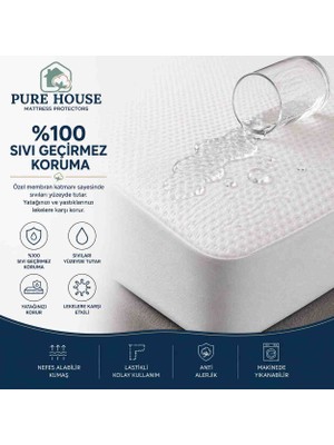 Pure House Sıvı Geçirmez Bamboo Premium Yatak Alezi