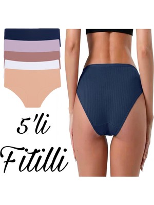 Afrodizyac 5'li Fitilli Extra Esnek ve Extra Yumuşak Külot