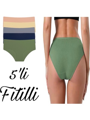 Afrodizyac 5'li Fitilli Extra Esnek ve Extra Yumuşak Külot