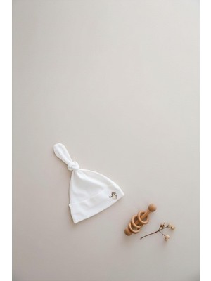 Oh la la Koala For Little Ones Beyaz Koala Nakışlı Bebek Şapka