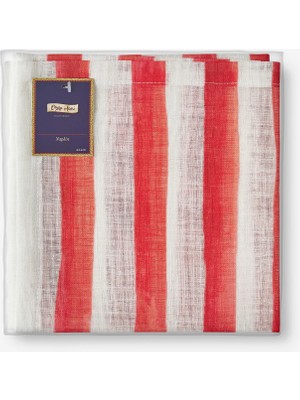 Chiara Alessi Cote D Azur Kırmızı Polyester Peçete 45X45 cm