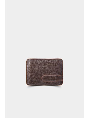 Hsc Bilişim Guard Kahverengi Deri Kartlık