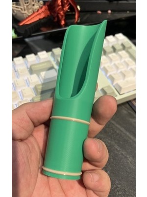 3D Baskı Zamanı Bambu Tasarım Dekoratif Mini Bahçe Küreği ve Toprak Aktarma Aparatı - 3D Baskı Saksı Bakım Seti