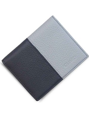 Hsc Bilişim Guard Mat Lacivert/gri Deri Erkek Cüzdan