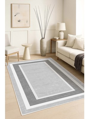 West Home Makinede Yıkanabilir Kaymaz Taban Leke Tutmaz Dijital Mutfak Halısı Salon Halısı ve  Yolluk