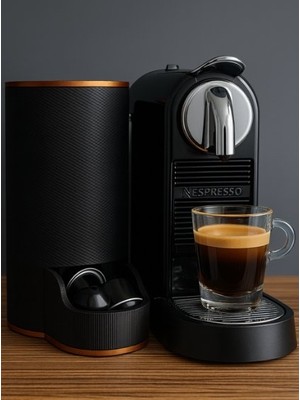 3D Baskı Zamanı Premium Kapsül Kahve Dispenseri - 3D Tasarım Nespresso Uyumlu Karbon Dokulu Kahve Organizer & Estetik Kahve Köşesi Düzenleyici Stand