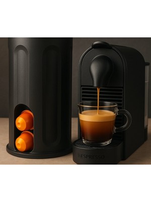 3D Baskı Zamanı Modern Voronoi Tasarım Nespresso Kapsül Kahve Tutucu - 3D Tasarım Dekoratif Kahve Standı ve Mutfak Organizerı