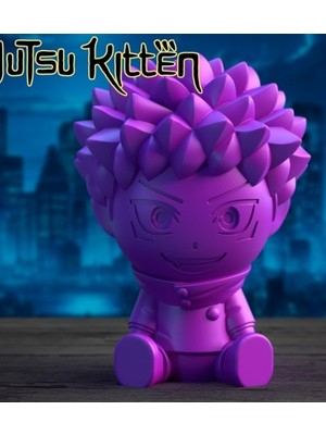 3D Baskı Zamanı Sevimli Chibi Guts Figürü - Berserk Anime Karakteri ve Devasa Kılıç Masaüstü Heykelcik