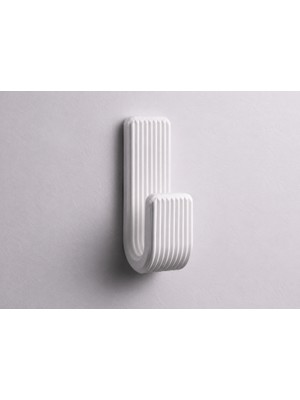 3D Baskı Zamanı Modern Çizgili Dekoratif Duvar Askısı – Minimalist Tasarım