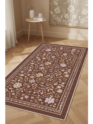 West Home Makinede Yıkanabilir Kaymaz Taban Leke Tutmaz Salon Halısı Mutfak Halısı ve Kesme Yolluk