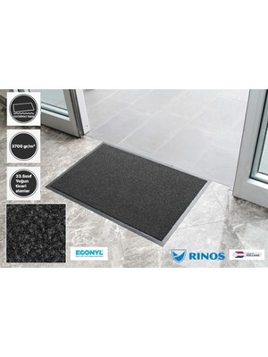 Dekoset Home Victoria Ağır Ticari Işyeri Paspası Havaalanı Avm Okul Paspası Nem Toz Alıcı ve Çamur Sıyırıcılı Fırçalı Halı Paspas Polyamide Ip Pvc Kaymaz Taban
