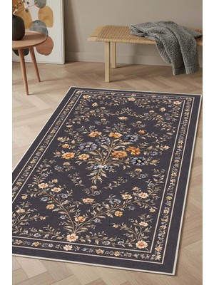 West Home Makinede Yıkanabilir Kaymaz Taban Leke Tutmaz Salon Halısı Mutfak Halısı ve Kesme Yolluk