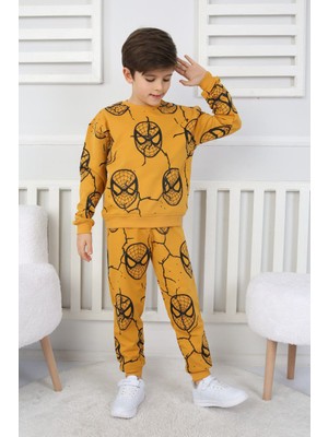 Fide Kids Erkek   Çocuk  Örümcek Desenli Alt Üst Takım