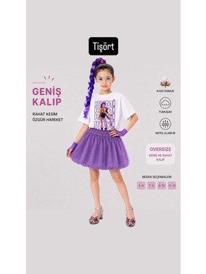 Bemora Kids Kpop Rumi Baskılı Tişört Huntrix Tişört