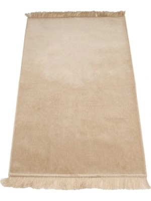 Hayrat Neşriyat Kadife Velur Seccade Düz Renk (70X110 Cm. Vizon)
