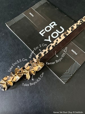Fiori Ithal Oval Gold Tokalı Ince Kemer, Pantolon Kemeri, Gömlek Kemeri, Ceket Kemeri