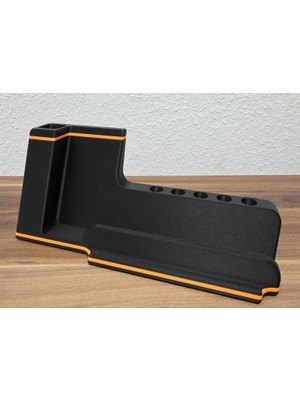 3D Baskı Zamanı Fonksiyonel Masaüstü Organizer - Tablet ve Telefon Standı, Kalemlik ve 5-Li Araç Tutucu