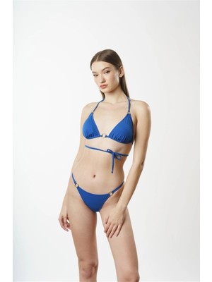 D Lingerie Blue Roi Üçgen Bikini Takımı DM1994