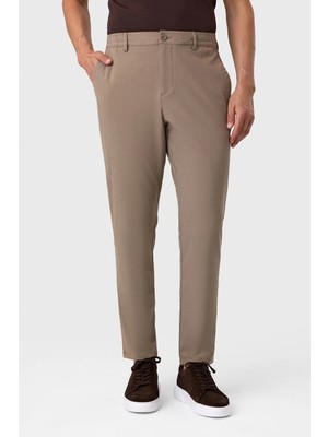 Comfort Fit Kahve Jogger Pantolon