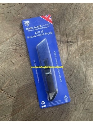 Jewel Blade Plastik Maket Bıçagı Halı Kesme Maket Bıçağı Bi Metal Uçlu