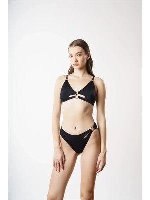 D Lingerie Noire Sabit Üçgen Bikini Takımı DM1905S