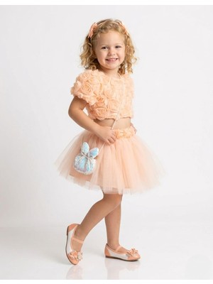 Cocosiss Kız Bebek Çantalı Rose Crop Takım CCS-2642
