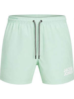 Jack & Jones Erkek Deniz Şortu 12276168 Jpstbalı Jjswımshorts Akm Logo Smu