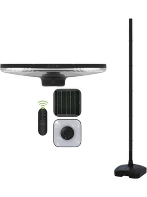 Ack 240W Solar Güneş Enerjili Bahçe Armatürü - 3 Renkli Ayarlanabilir Dış Mekan IP65 Aydınlatma