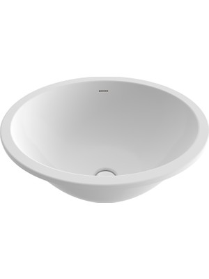 Bocchi Parma Tezgahaltı Lavabo 56 cm Beyaz