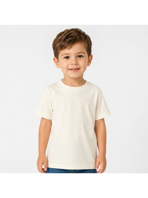 H&c %100 Pamuk Bebek Çocuk Bisiklet Yakalı Kısa Kollu Relax Kız Erkek Çocuk T-Shirt Çok Renkli