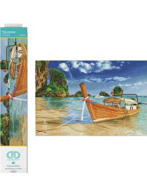 Elegantshop Diamond Dotz 5d Yapışan Boncuk Mozaik Tablo 60*43 cm DQ10.006